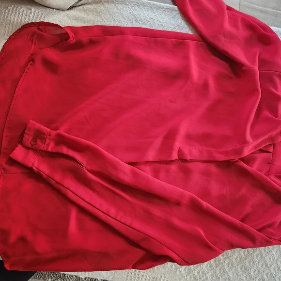 Semi-sheer Red Top - Picture 2 of 2